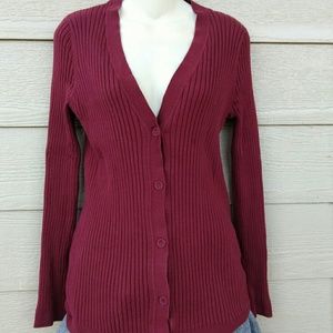 Lands End Cardigan Sweater - Large 14-16